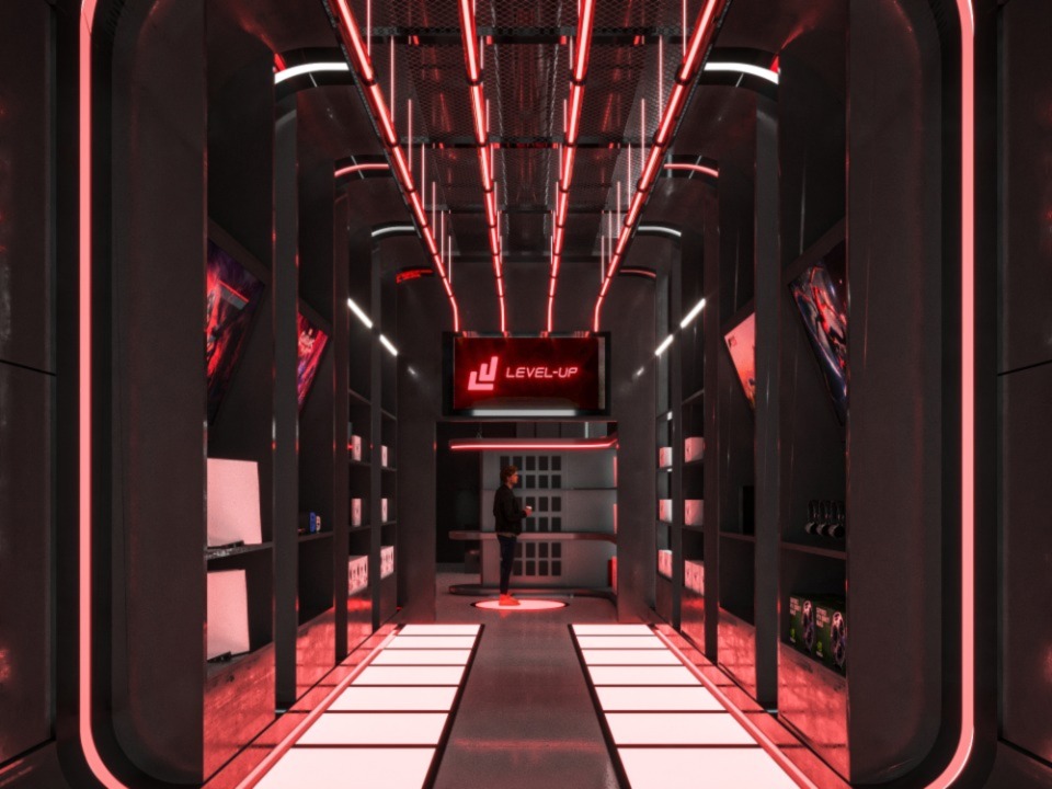 Level Up Gaming Showroom - Architecture